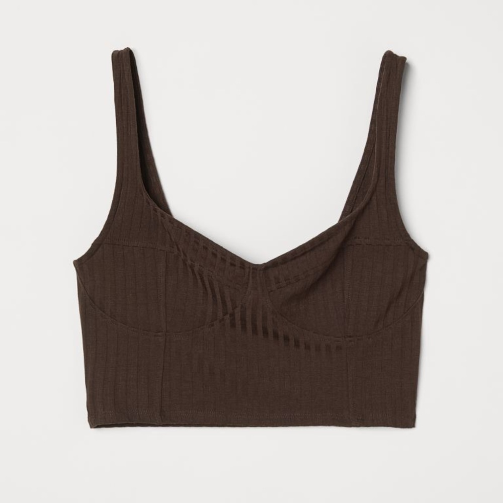 NTWT H&M Ribbed Crop Tank Top